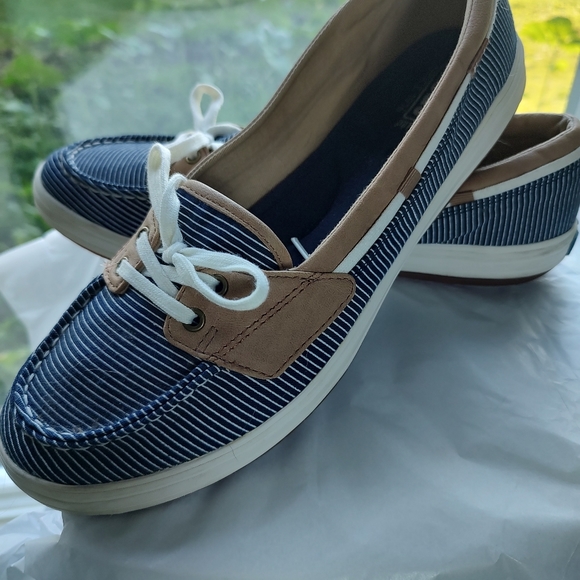 Keds Shoes - KEDS Nautical Glimmer Ortholite Boat Shoes sz10